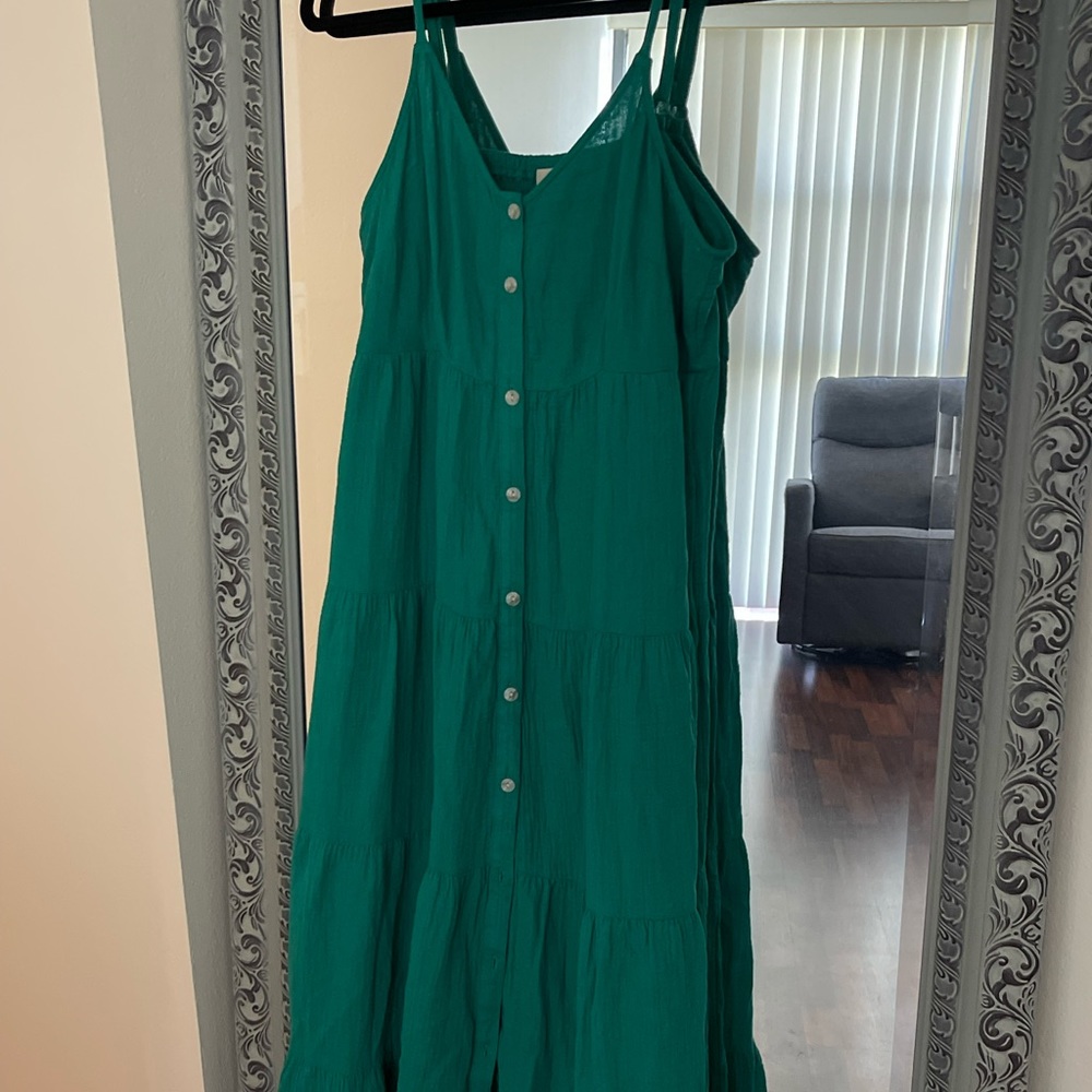 Maxi dress button down